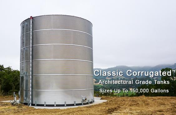 Shop built corrugated tanks